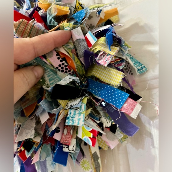 10” Handmade Disney Characters Rag Wreath - Disney Fabrics - Picture 9 of 10